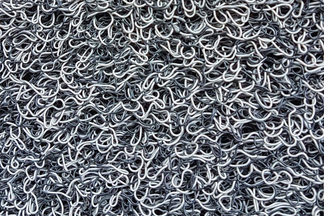 ricciolo zerbino per esterni in pvc M2000-2