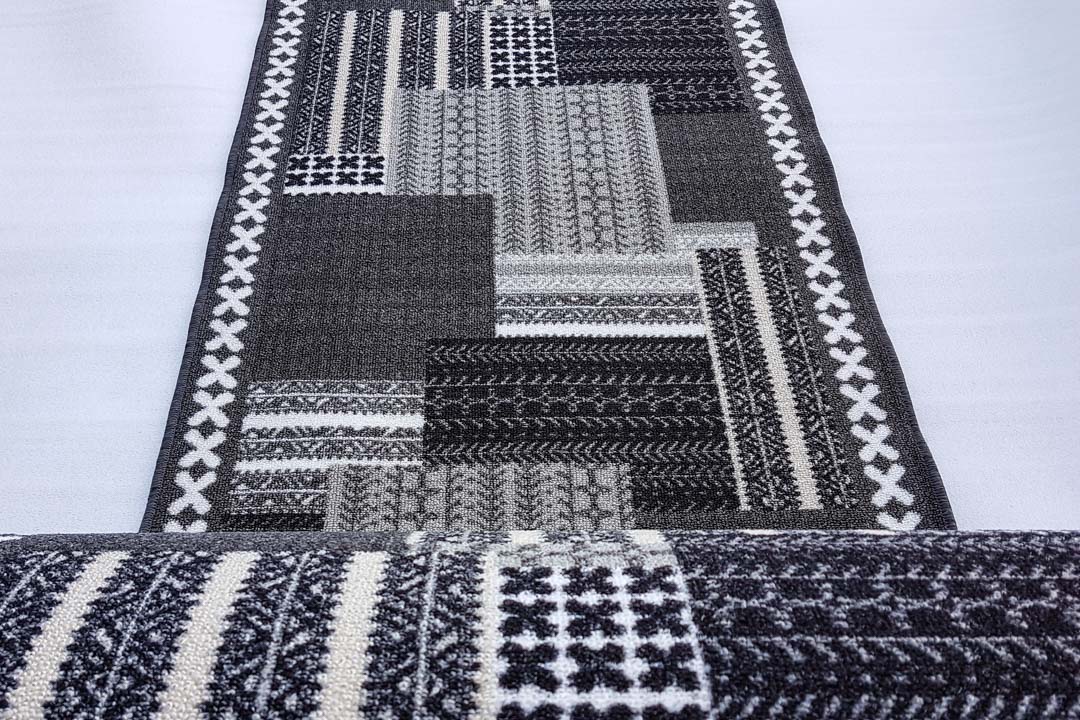 Passatoia moderna Pattern grigia P4500 - 003